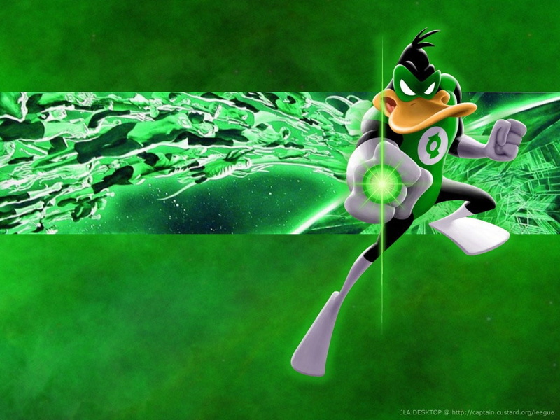 dc, animals, green lantern, ducks, comics, green, 480P, lantern, art, x, DC comics, duck, hd, daffy