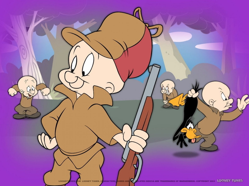 cartoon, 720P, men, mammal, TV Show, real people, purple, females, adult, people, Elmer Fudd, pink color, Looney Tunes, emotion, childhood, sky, women