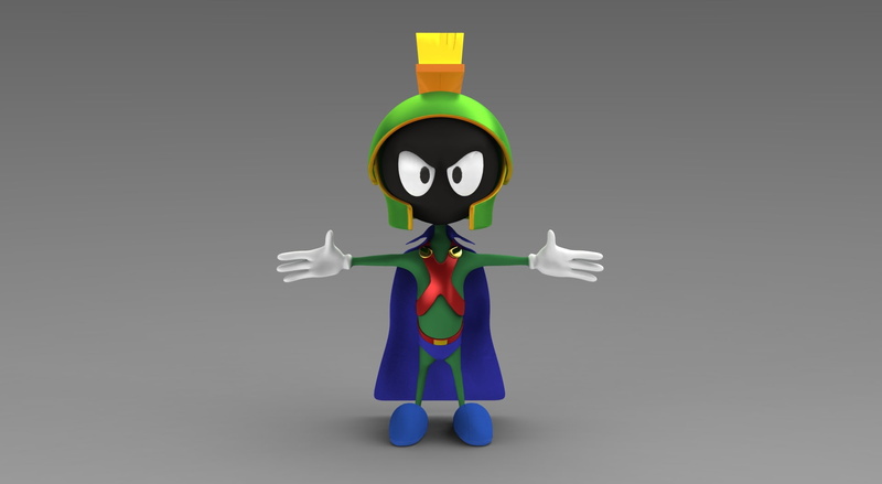 martian, marvin, tunes, looney, 1080P