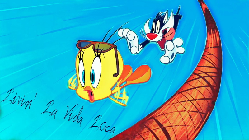 looney, sylvester, tunes, tweety, 720P