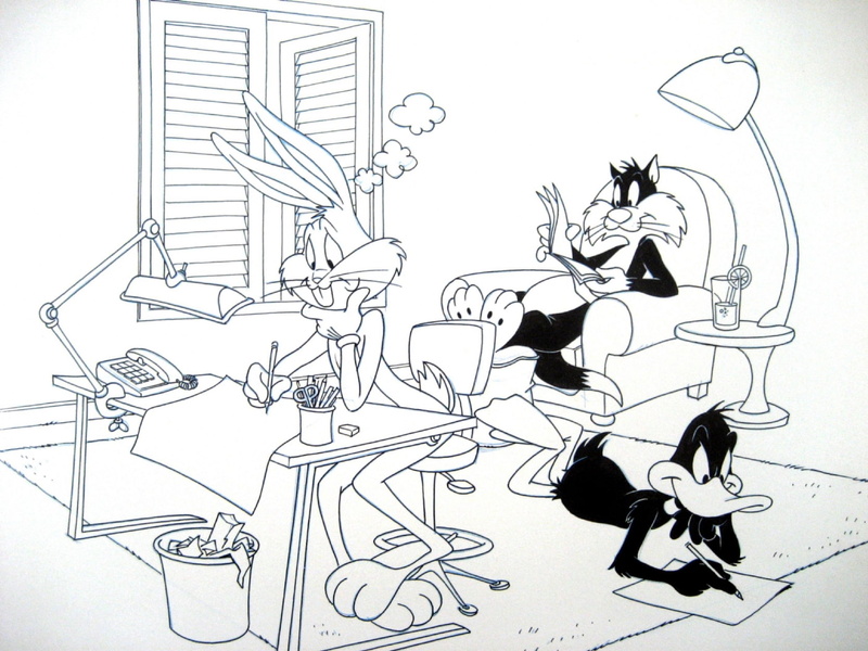bugs, daffy, bunny, 720P, looney, sylvester, tunes