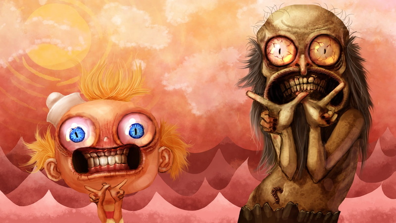 creativity, disguise, illustration, Cartoon Network, zombie, fun, male likeness, event, cartoon, indoors, The Marvelous Misadventures of Flapjack, antique