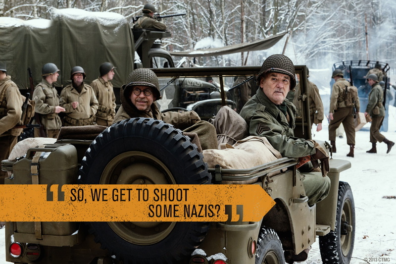 The Monuments Men, Bill Murray, Monuments Men, 720P, Movie, Army, War