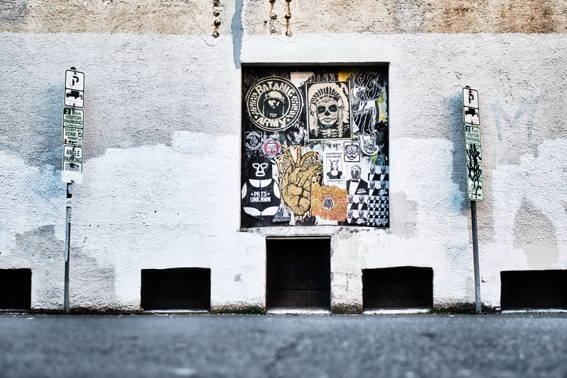 wall, creativity, religion, outdoors, mural, wall - building feature, stickers, tower, craft, advertisement, art, sunlight, no parking, 4K, belief, collage