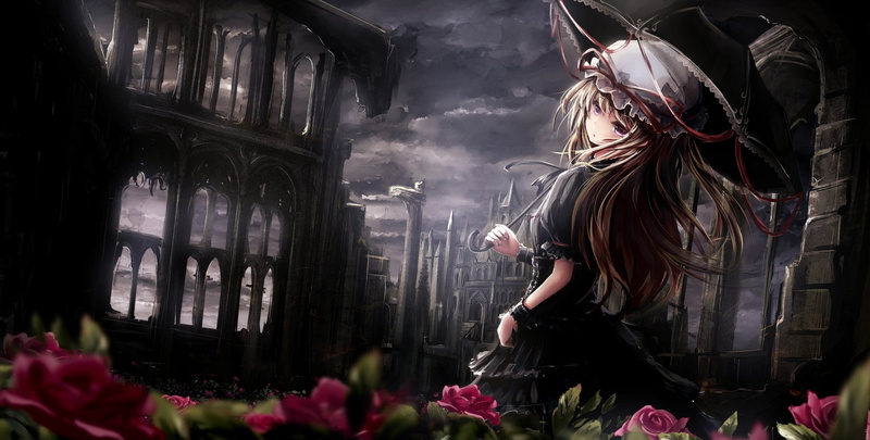 Dark, Touhou, 1080P, Gothic, Anime