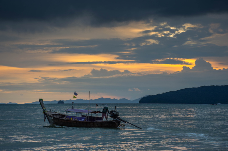 as the boat, orange color, boat, idyllic, long-tail boat, cruise, ship, scenics - nature, coinciding, the sea breeze, tranquility, the portal, longtail boat