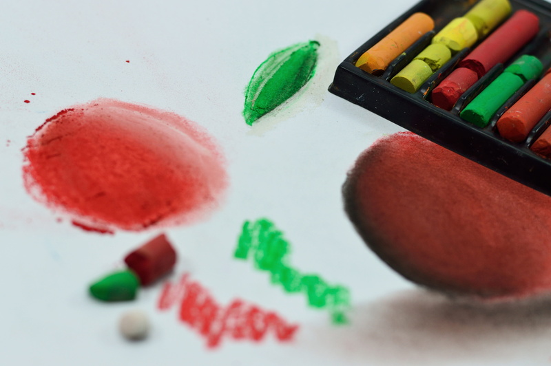 close-up, sweet food, indoors, food and drink, arts, focus on foreground, unhealthy eating, chalk, 5K, green, art and craft, online, no people, selective focus