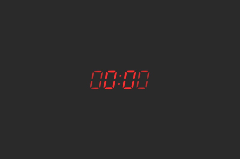 time, count, 4K, zero, clock