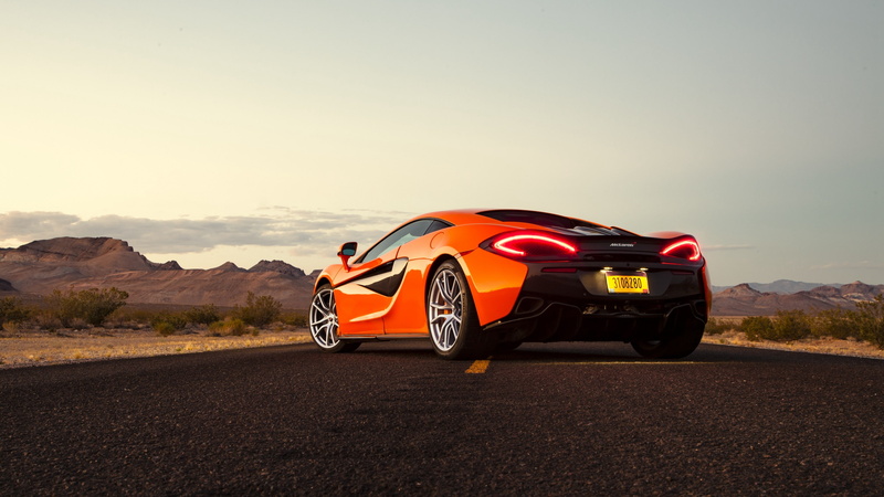 McLaren 570S, sports car, adventure, mode of transportation, car, adult, motor vehicle, landscape, vehicle, men, freedom, road trip, McLaren, copy space