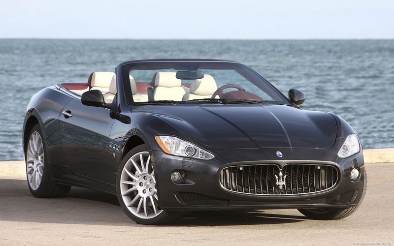 Maserati, 1080P, convertible, black, grancabrio