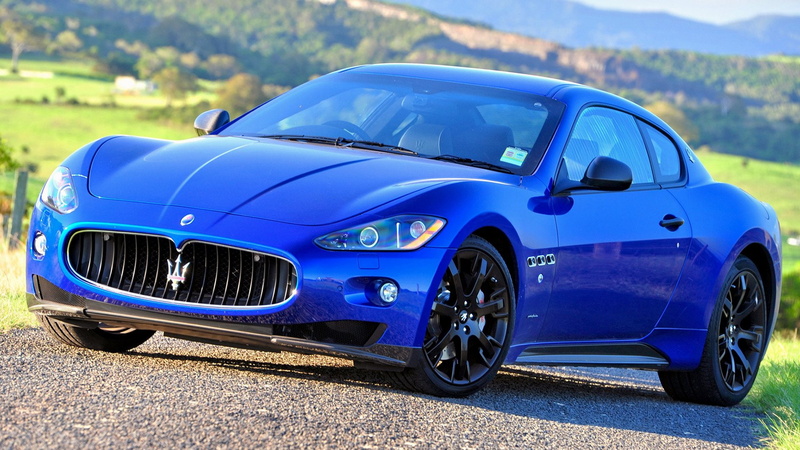 Maserati GranTurismo, 1080P, Blue Car, Grand Tourer, Car, Maserati GranTurismo S MC Sport Line, Maserati, Sport Car