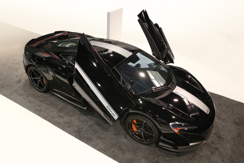 chrome, metal, Mc Laren 675LT, stationary, wealth, luxury, Geneva Auto Show 2016, no people, still life, black color, land vehicle, tire, mode of transportation