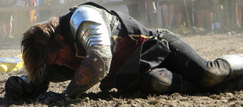 men, animal body part, sunlight, beaten, man, adult, focus on foreground, outdoors, knight, battle, armor, day, animal wildlife, full length, middle ages