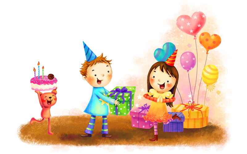 doll, anniversary, gift, white background, party, fun, studio shot, decoration, illustration, smiling, indoors, party - Social Event, cute, child, toy