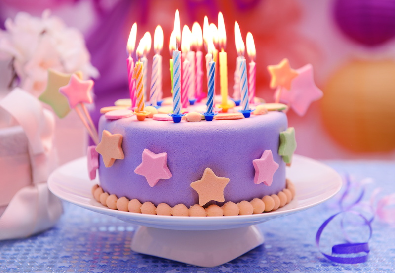 candles, Happy Birthday, 5K, letters, birthday, cake