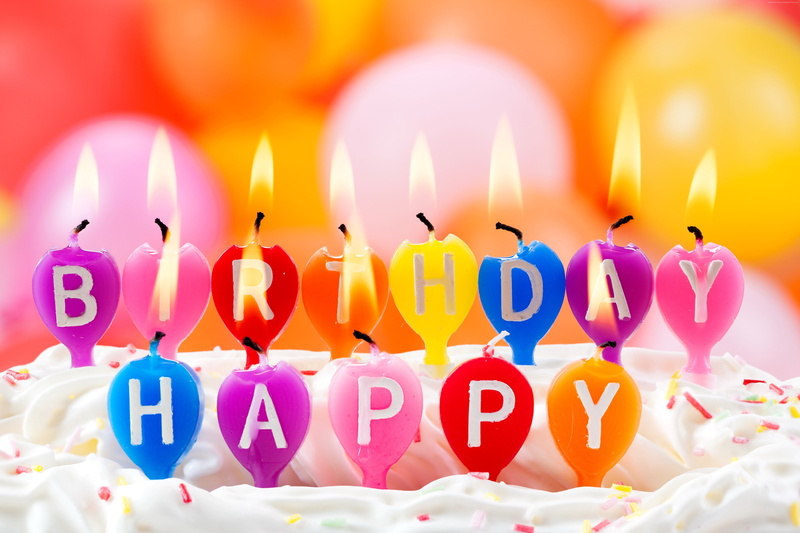 bokeh, fire, candles, happy birthday, happiness, 5K, holiday