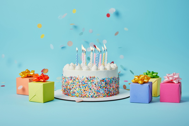 Holiday, Candle, Cake, Birthday, 8K, Gift