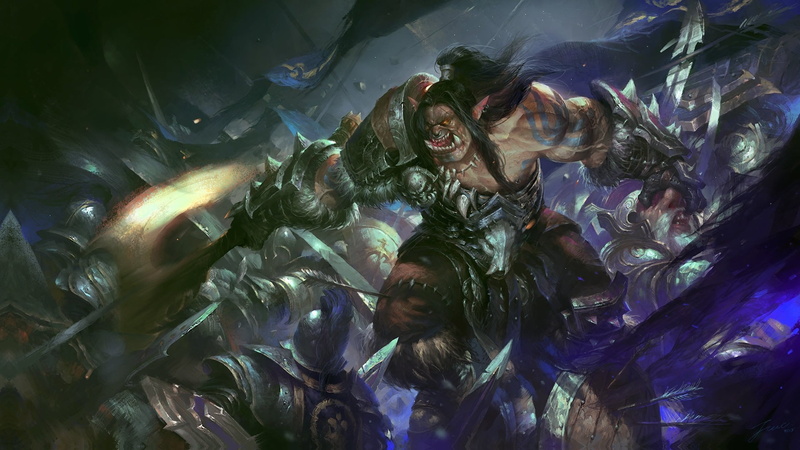 1080P, wenjun lin, art, fantasy, Lordaeron The Foremath, For the horde, the game