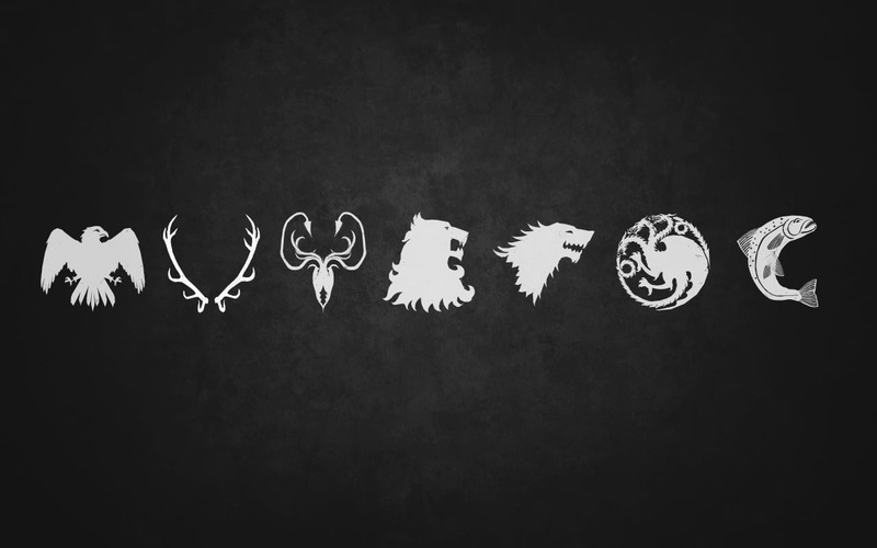 sigils, Game of Thrones, 720P, minimalism