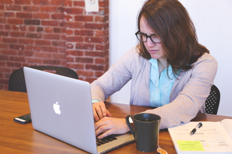 modern, marketing, adult, one person, design, working, wall, women, project, planning, young, air, people, silver, brick, pc, monitor, display, student