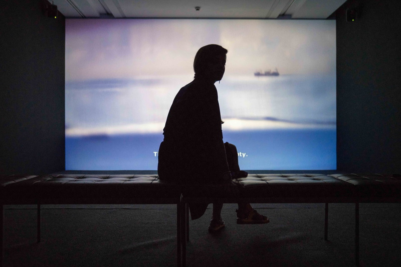 business, indoors, looking, 8K, real people, full length, leisure activity, silhouette, adult, men, arts culture and entertainment, technology, tufted