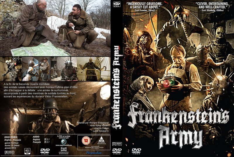 action, 2K, horror, sci fi, army, french, frankenstein, dark, monster, poster, frankensteins