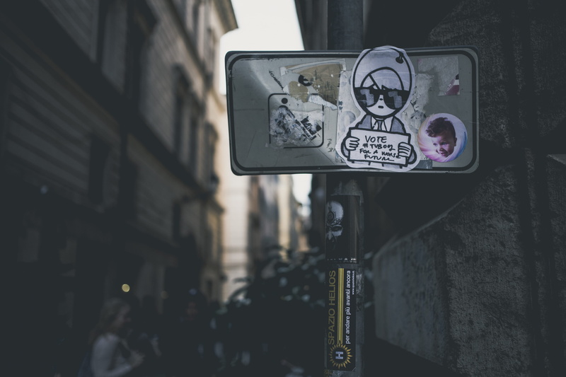 architecture, post, day, streetart, environment, italy, communication, photography, street, graffiti, human representation, signage, guidance, building exterior