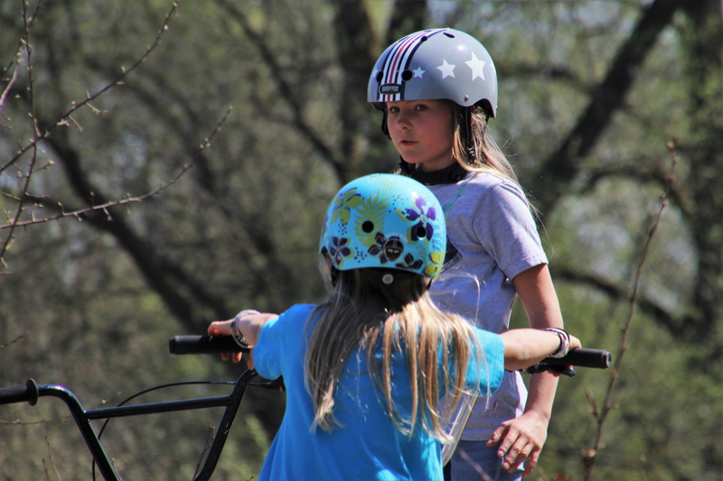 adventure, ask, recreation, girl, at the court of, face, casual clothing, togetherness, sisters, childhood, acquaintance, fun, headwear, sports helmet