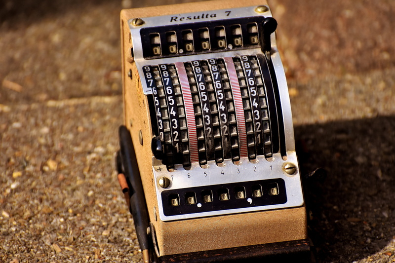 antique, retro styled, old, day, equipment, metal, number, close-up, resulta 7, focus on foreground, calculating machine, music, old abacus, musical equipment