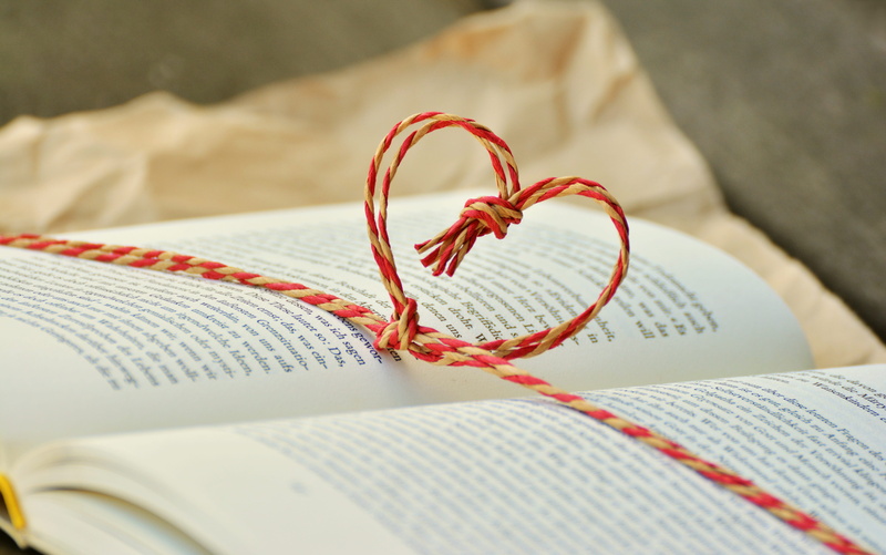 cord, no people, love, 5K, pages, book gift, red, heart, indoors, craft, close-up, art and craft, by heart, read, holiday, learn, heart shape, paper, emotion