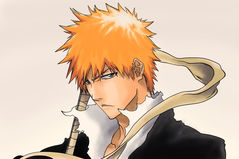 young adult, hairstyle, headshot, outdoors, character, guy, illustration, Tridyrium, one person, anime, real people, 1080P, male, women, Bleach, beautiful woman