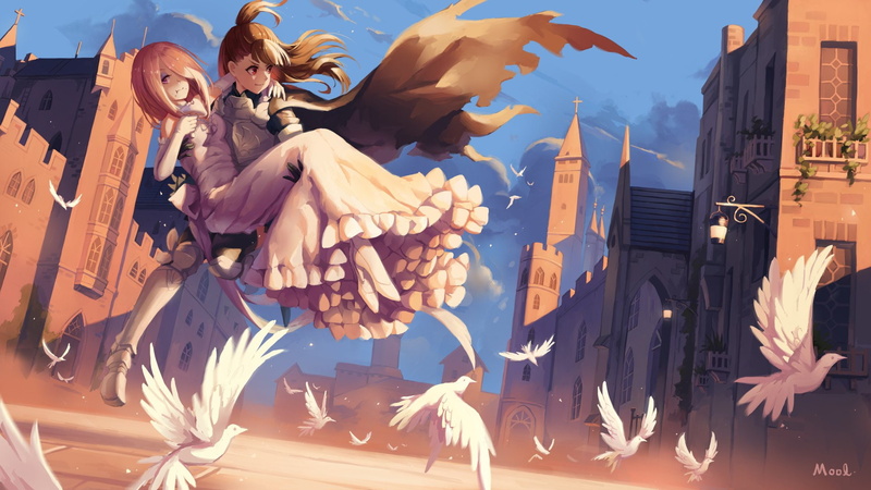 Little Witch Academia, Sucy Manbavaran, Atsuko Kagari, Anime, 1080P