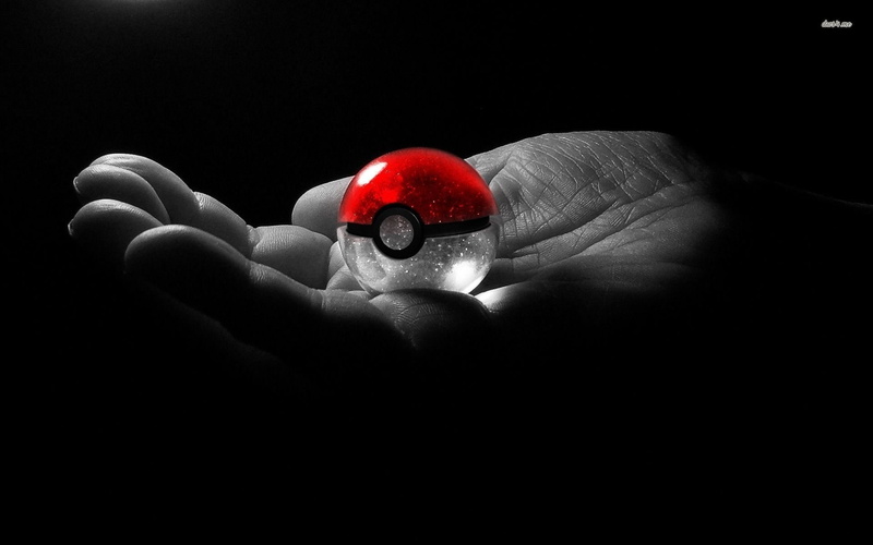 pokemon, 1080P, Pokeball, ball, person, digital, holding, Pokémon