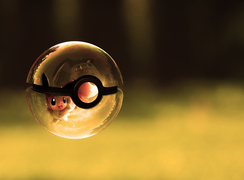 transparent, headwear, glass - material, pokemon, animal, yellow, one animal, metal, lighting equipment, helmet, pokeball, glass, 1080P, animal themes