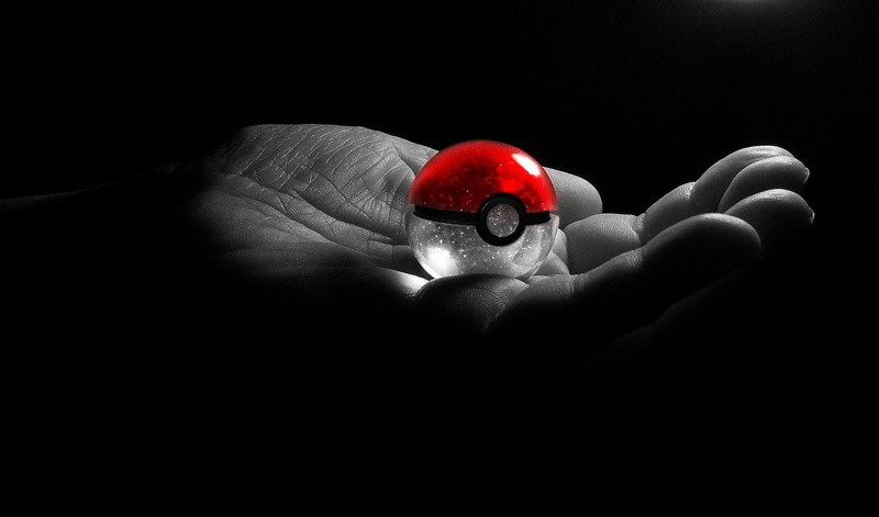 jewelry, healthcare and medicine, black background, red, isolated color, pokeball, human hand, studio shot, one person, human finger, ball, color, Hand