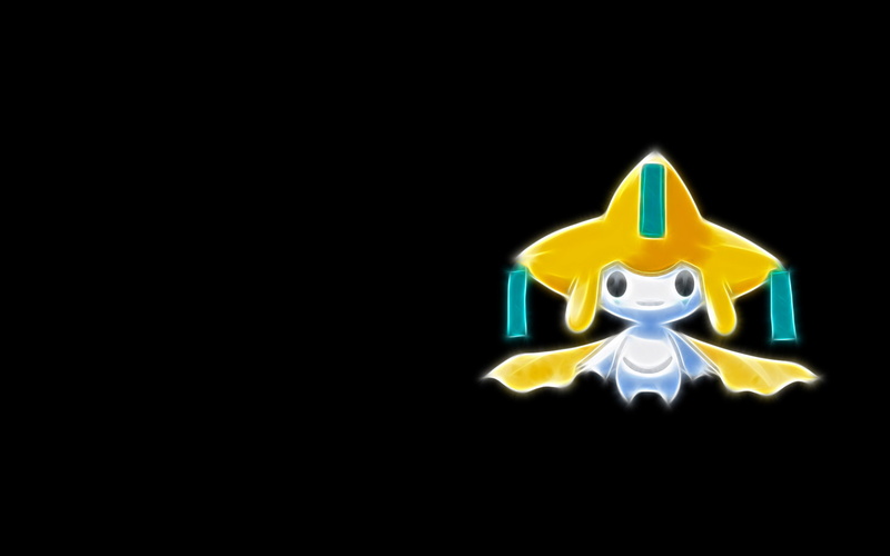 jirachi, background, trading, black, black background, minimalism, 1080P, card, pokemon