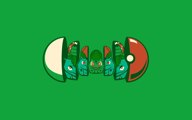 venusaur, matryoshka, pokeball, green, pokemon, bulbasaur, herbal, flower, onion, seed, 1080P, ivysaur, pokebol