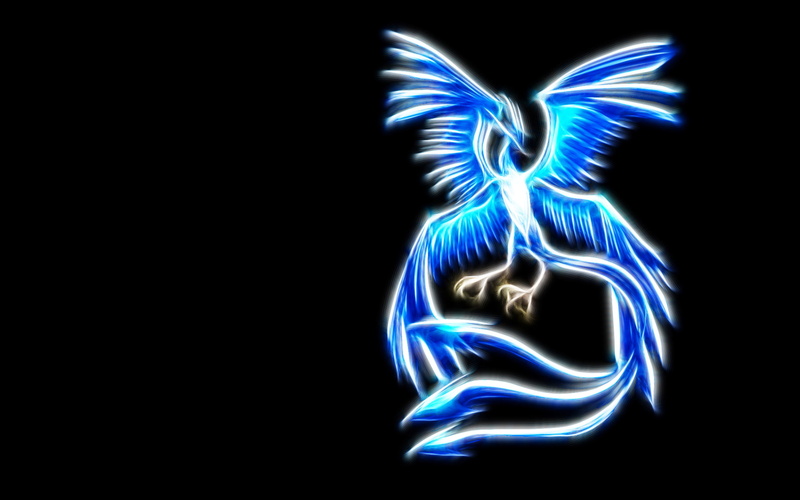 1080P, simple background, simple, background, articuno, minimalism