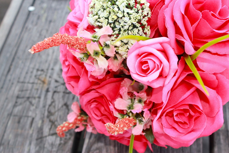service, bride, wedding flowers, outdoors, vulnerability, flower arrangement, party, nature, beauty in nature, flowering plant, plant, event, pink, petal