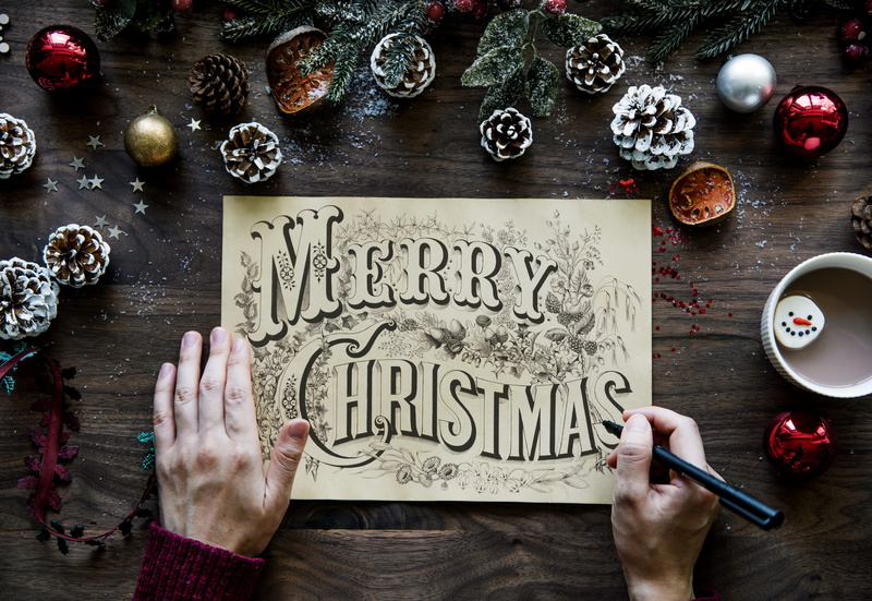 human body part, real people, kitchen utensil, food, 4K, food and drink, merry christmas, human hand, drafting, communication, directly above, christmas