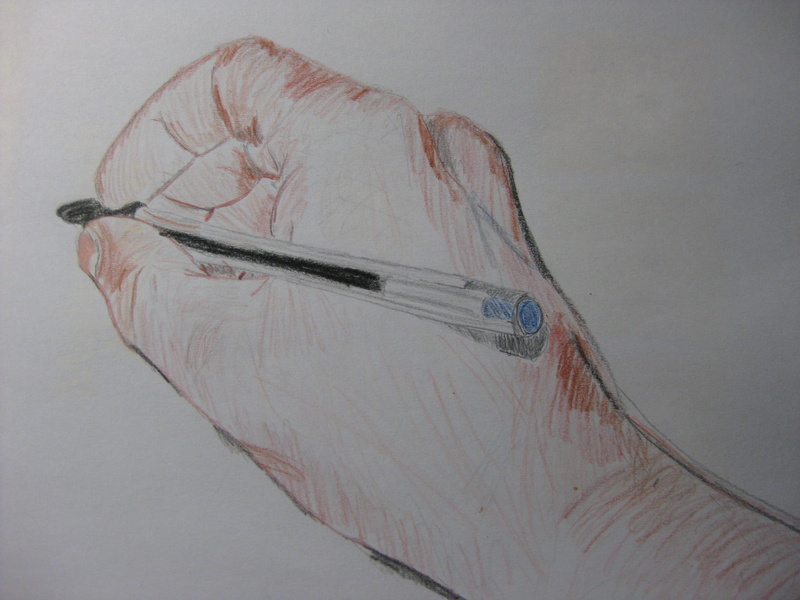representation, pen, white color, duct tape, Pen, feather, number, hand, indoors, finance, paint, paper currency, artists, Drawing, art, gray, close-up