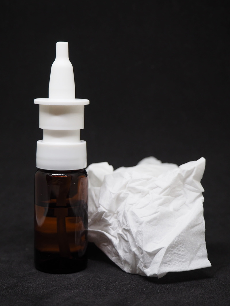 container, ill, sneezing, still life, man made, drink, sniff, black color, white color, close-up, black background, copy space, blister pack, medical, disease