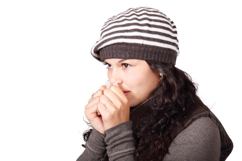 top, portrait, white background, cold, isolated, lifestyles, girl, knit hat, long, indoors, looking, warm clothing, beautiful woman, teenager, gray, 4K