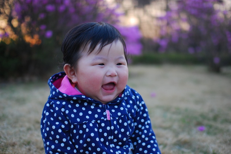 childhood, young, child, kid, portrait, girl, black and white, asian, nature, one Person, purple, innocence, 1080P, dot, small, casual clothing, black