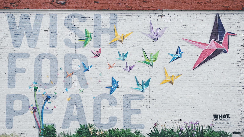 printed, art, communication, wish, fly, wall - building feature, full frame, sign, artwork, graffiti, built structure, nashville, brick, nature, no people