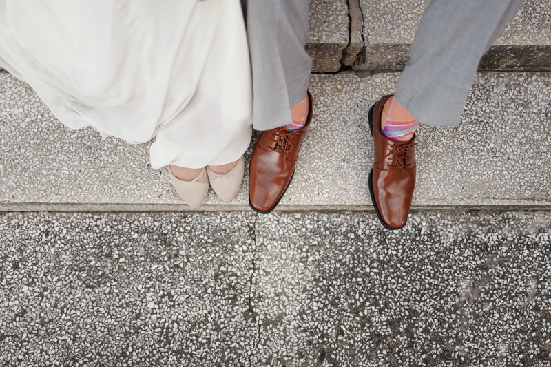shoes, high angle view, woman, people, on top, wedding, concrete, 5K, street, wedding dress, gray, body part, footpath, love, human body part, dress pants