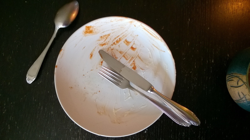 cutlery, kitchen utensil, crockery, still life, household equipment, eating utensil, directly above, empty, table, close-up, fork, leftovers, no people