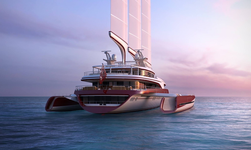 yacht, transportation, craft, ship, sky, luxurious, superyacht, cloud - sky, lifestyles separated by comma, cruise, nature, white, sailboat, no people