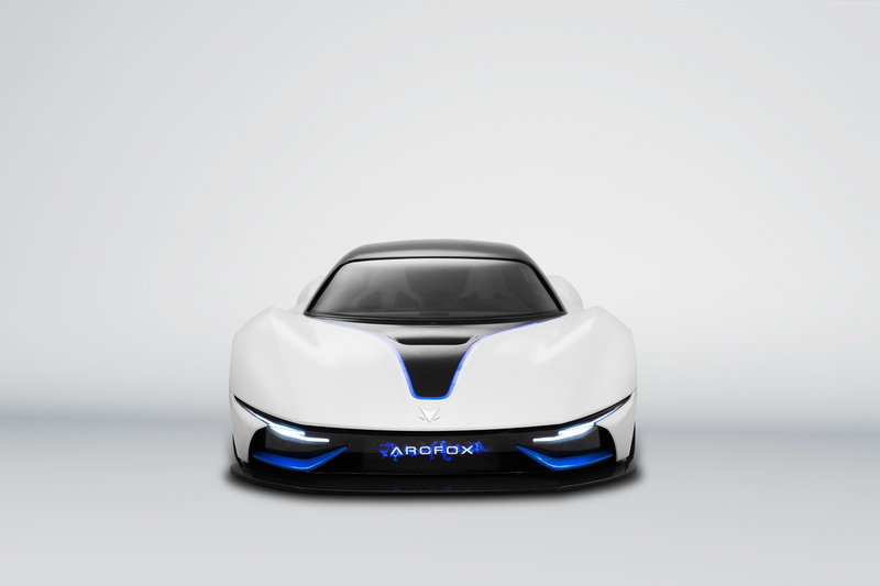 4K, supercar, electric cars, white, BAIC Arcfox-7