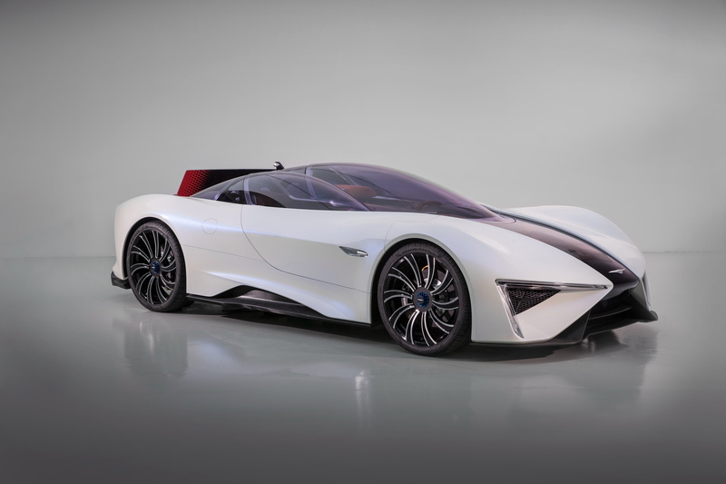 sports car, wealth, stationary, Techrules Ren, 4K, shiny, tire, white color, Electric Supercar, studio shot, one person, personal land vehicle, reflection